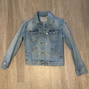 All Saints distressed jean jacket - new!!